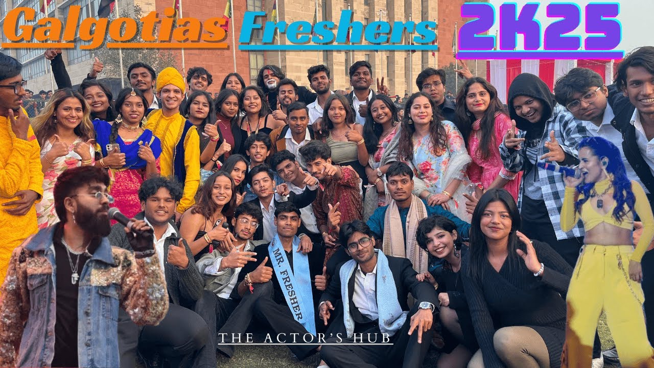 Galgotias University FRESHERS Party 2K25 🥳 Full Masti 🤩 Ft.@Sharvimusic & @GalgotiasUniversity_1