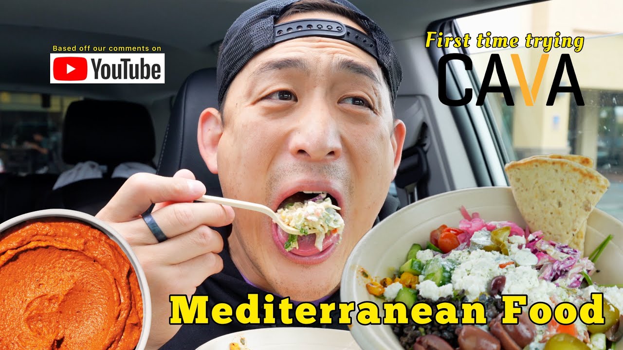 Впервые пробую КАВА! Средиземноморская кухня Мукбанг!