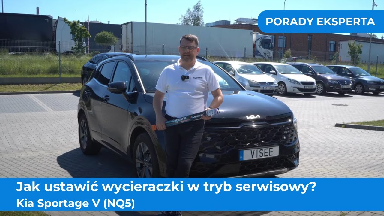 Jak ustawić wycieraczki w tryb serwisowy? Kia Sportage V (NQ5)