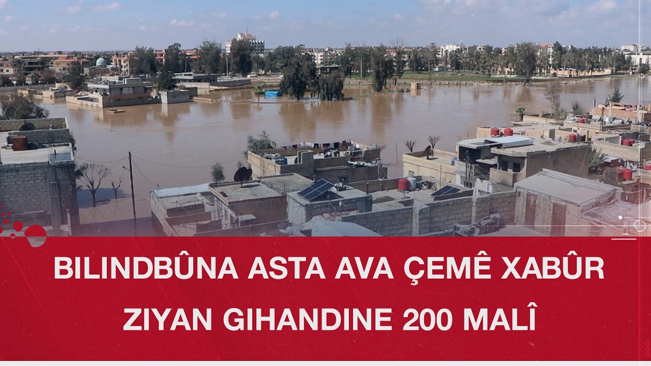 Hesekê.. Bilindbûna asta ava çemê Xabûr ziyan gihandine 200 malî