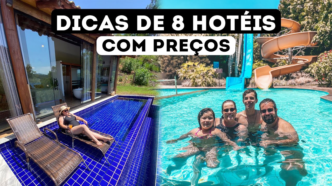 Conheça 8 HOTÉIS COM PREÇOS - SP - MG - RJ