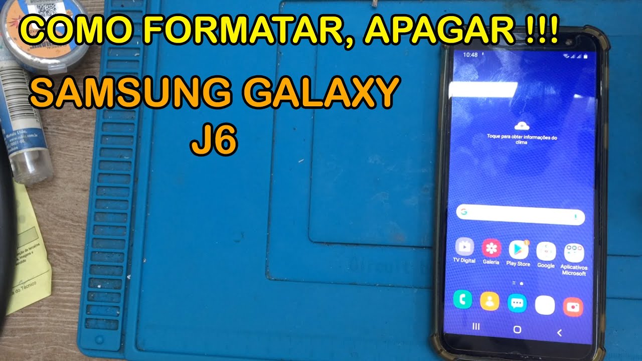 COMO FORMATAR SAMSUNG GALAXY J6 RESTAURAR ZERAR DE FABRICA