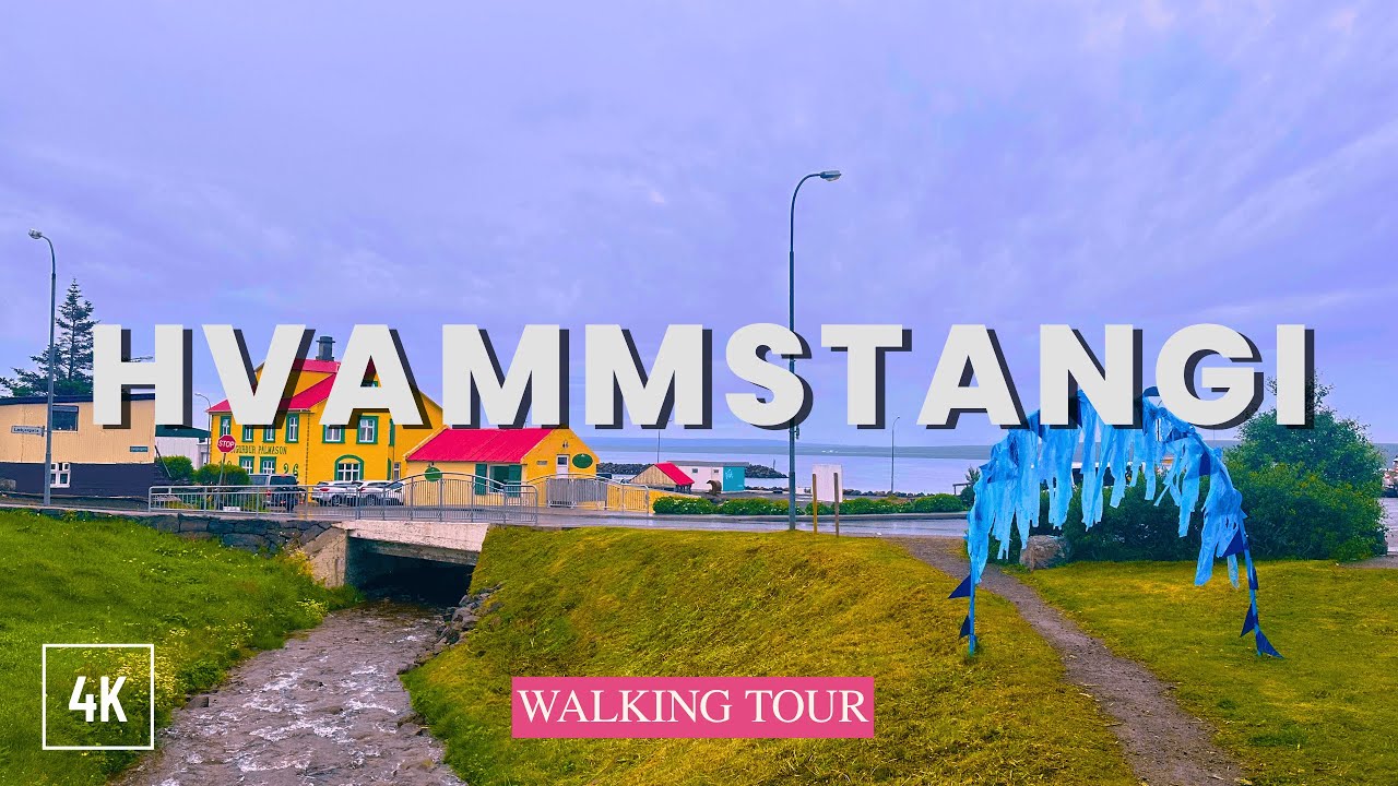 Icelandic Village Hvammstangi, Authentic Rainy Walking Tour