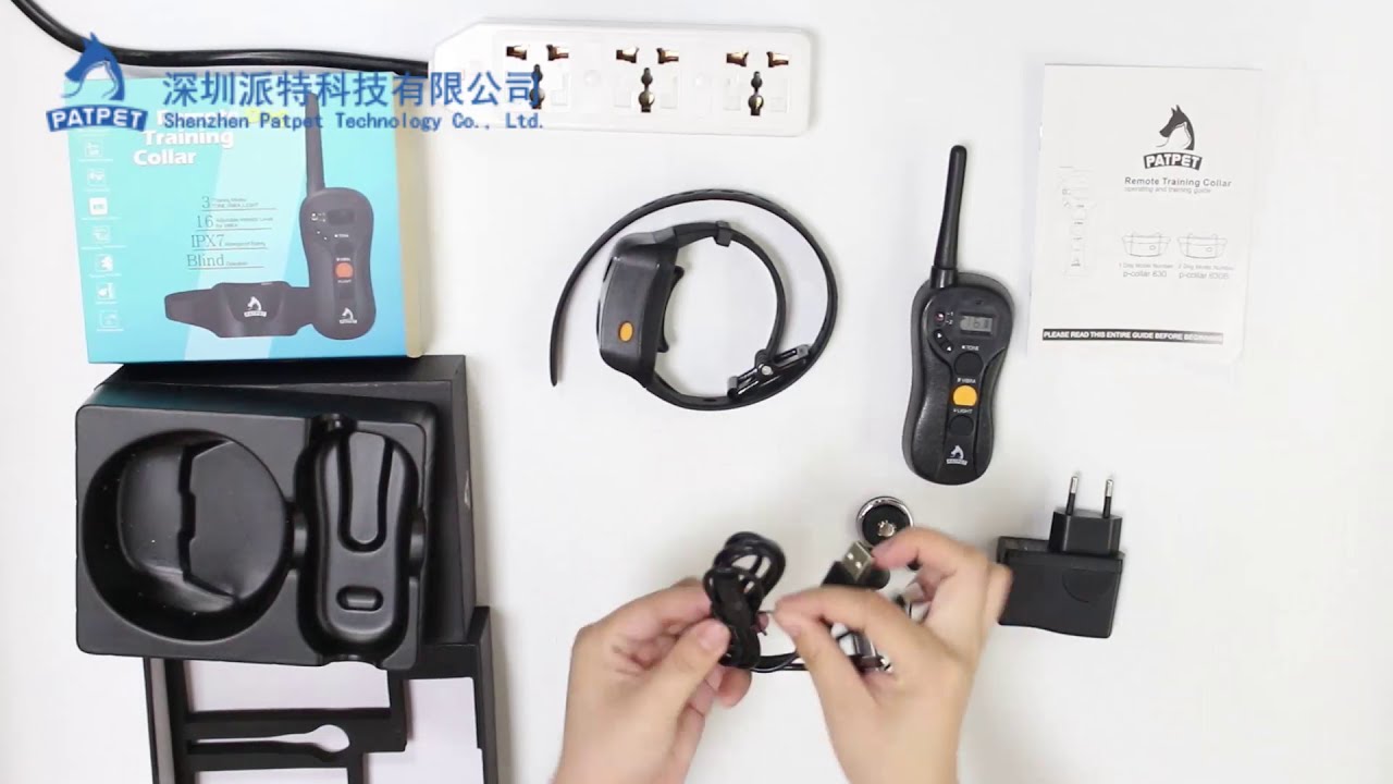 Pair & Recharge the Dog Training Collar | Patpet 630