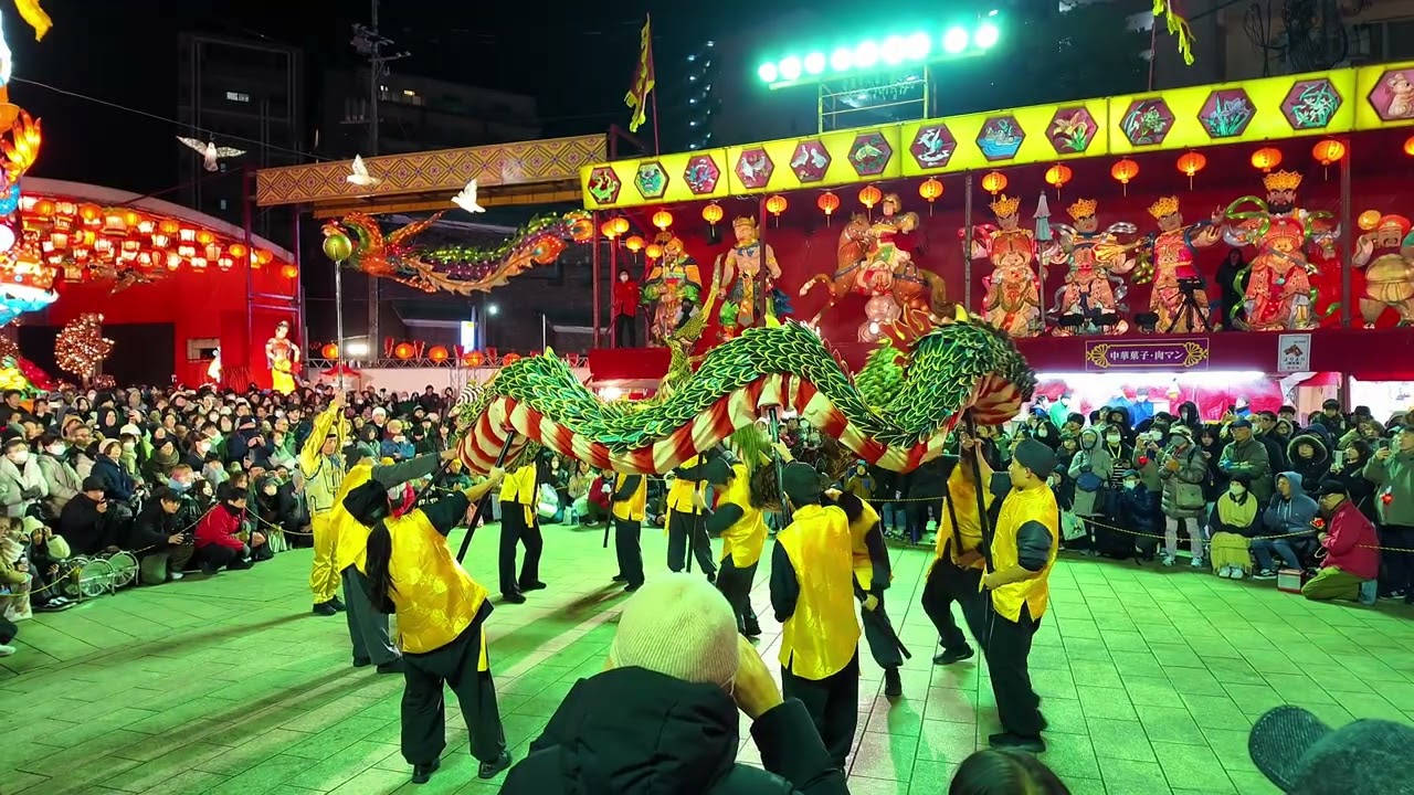 【4K】龍踊り in 長崎ランタンフェスティバル 2026