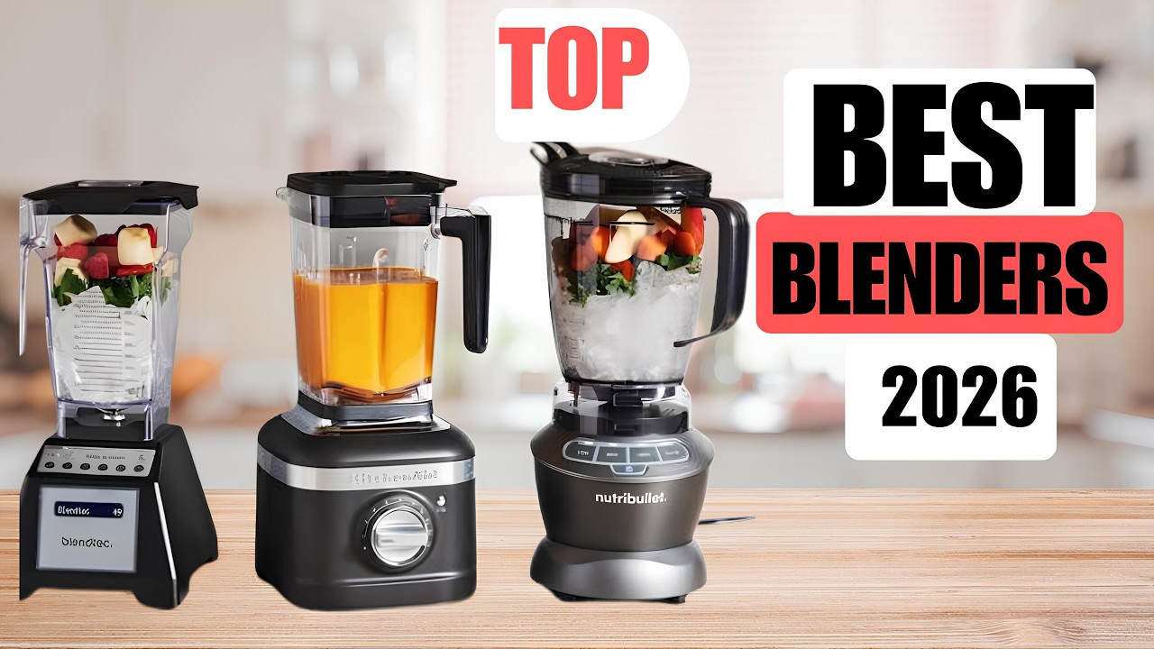 Top 5 Best Blenders 2026 | Ninja vs Vitamix vs Blendtec Smoothie Blender Review