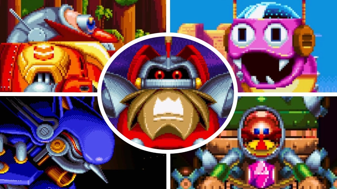 Sonic Mania Plus - All Bosses (No Damage)