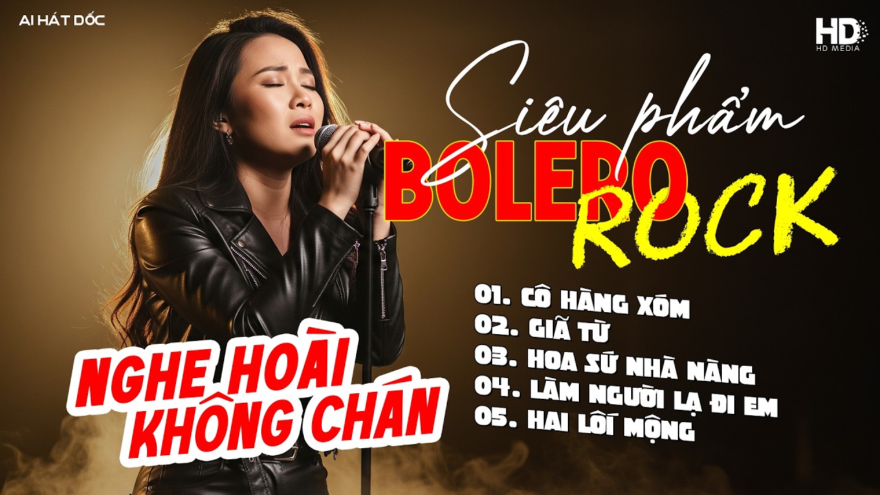 Rock Bolero Nhạc Vàng Phối Mới Nghe Là Thấm - Top 20 Bolero Rock Cover Hay Nhất NGHE HOÀI KHÔNG CHÁN