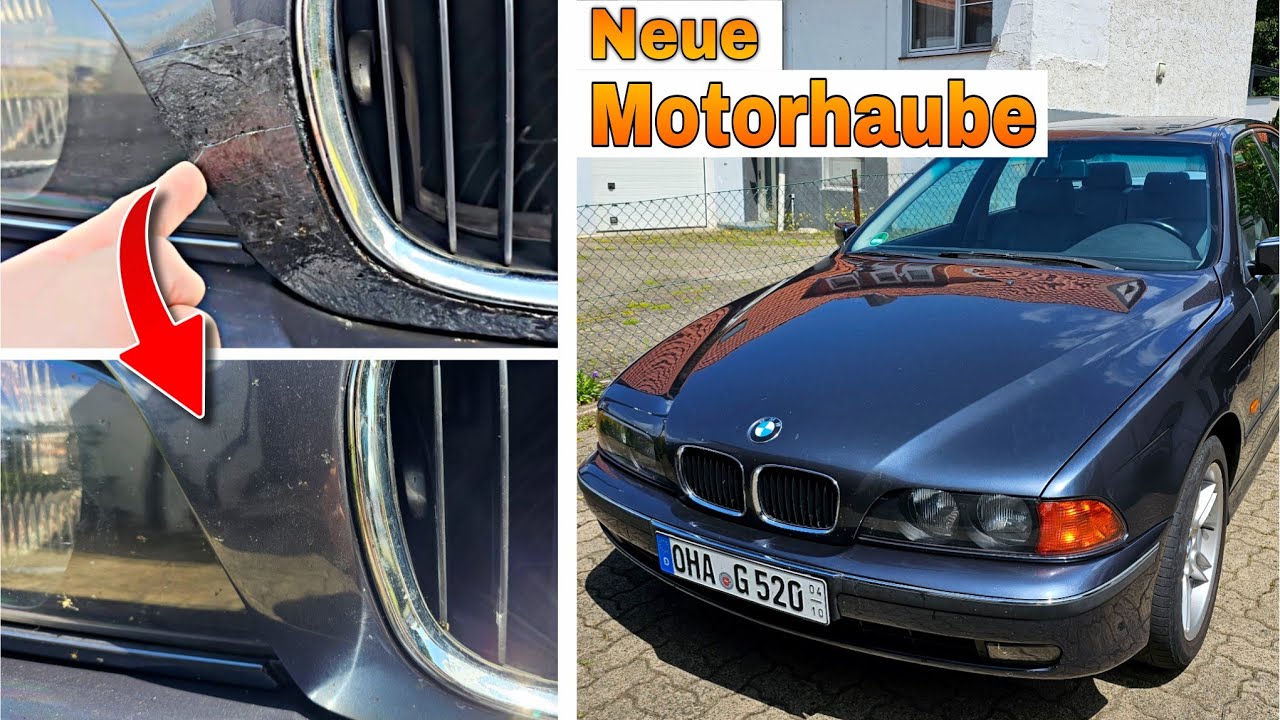 BMW E39 Update: Neue Motorhaube und kleine Probleme