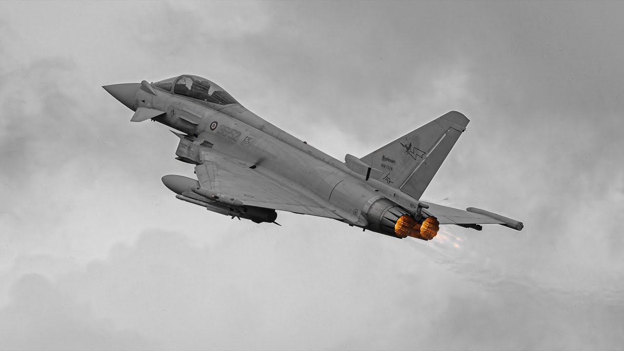 Aggressive Eurofighter Typhoon display Italian Air Force ||  RIAT 2025 [4K]