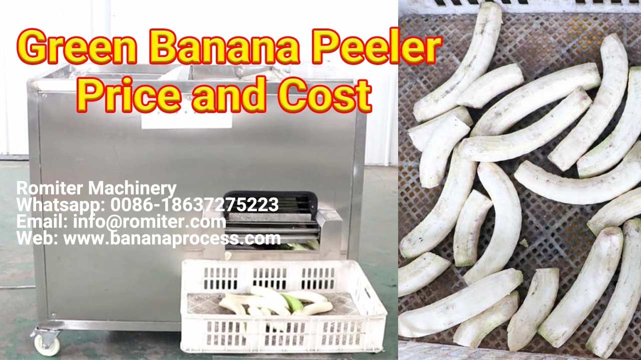 Automatic Advanced Green Banana Peeling Machine for Puerto Rico Customer