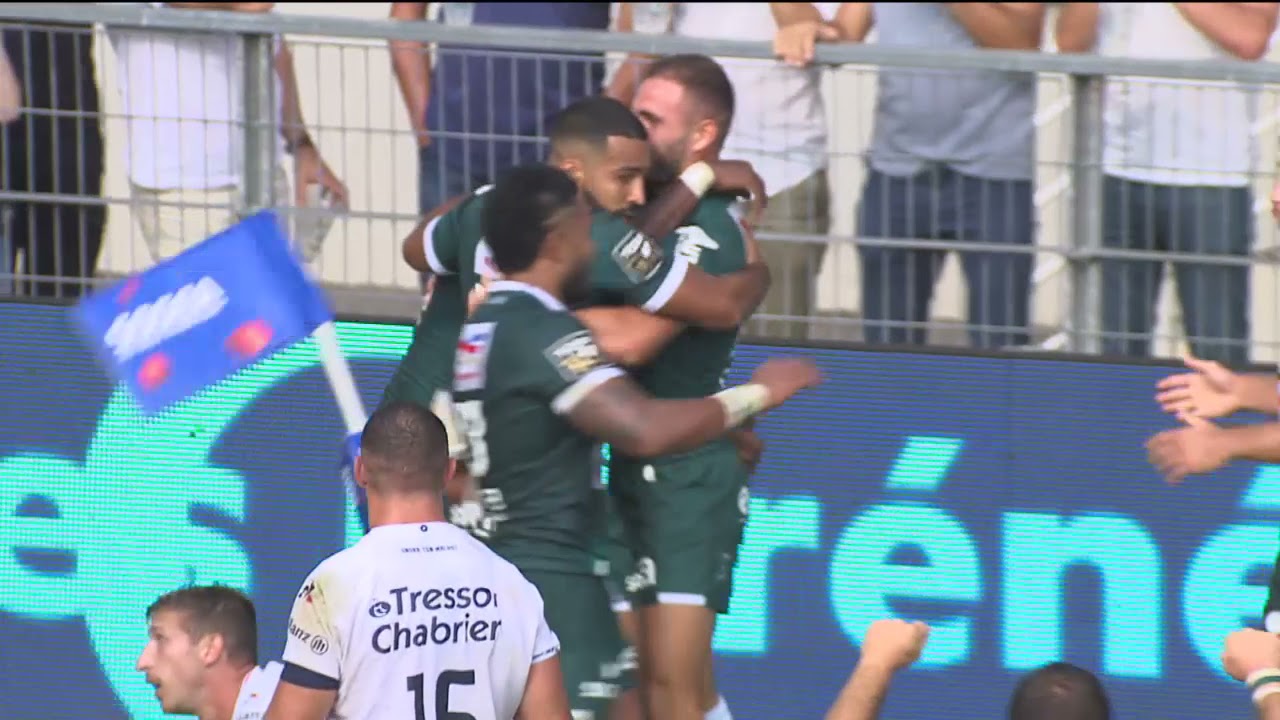 TOP 14 - Essai de Aminiasi TUIMABA (SP) - Section Paloise - Montpellier HR - J04 - Saison 2021/2022