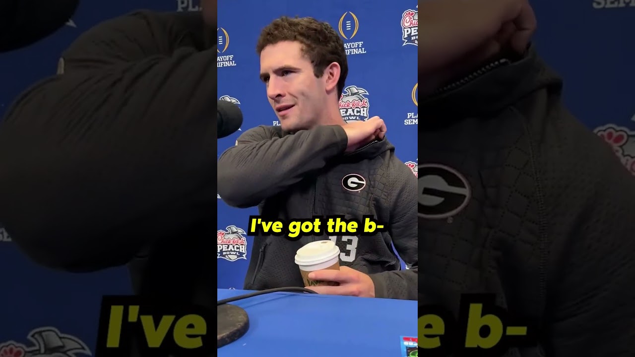 Don't argue with Stetson Bennett about music😂 #shorts #collegefootball
