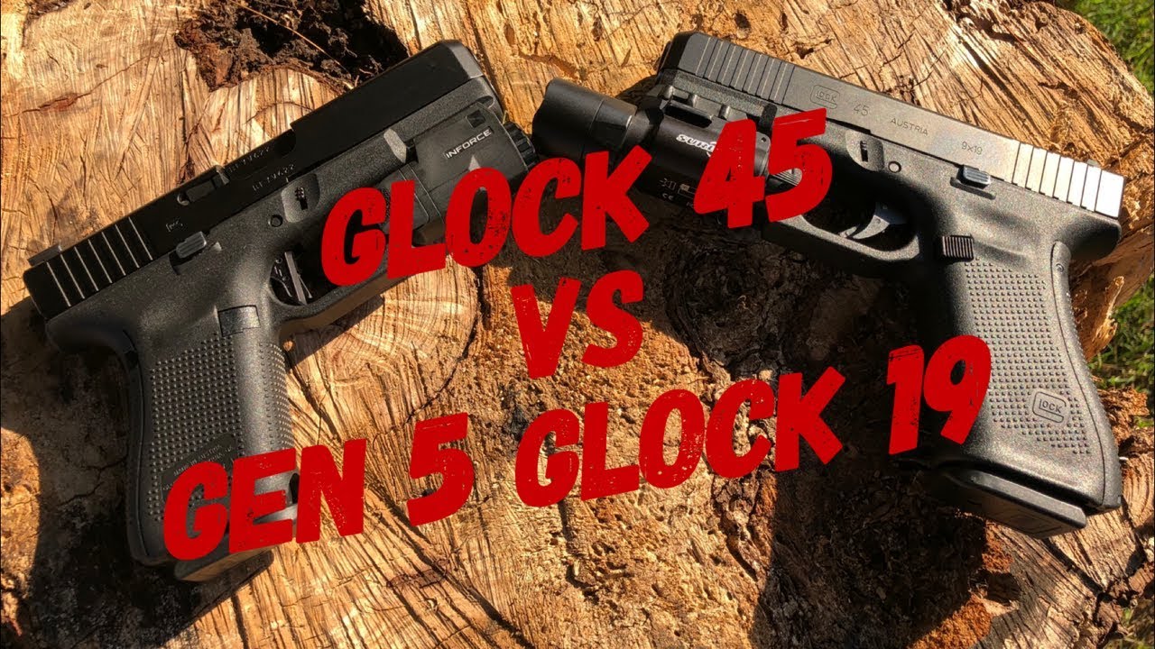 Glock 45 vs Glock 19 Gen 5