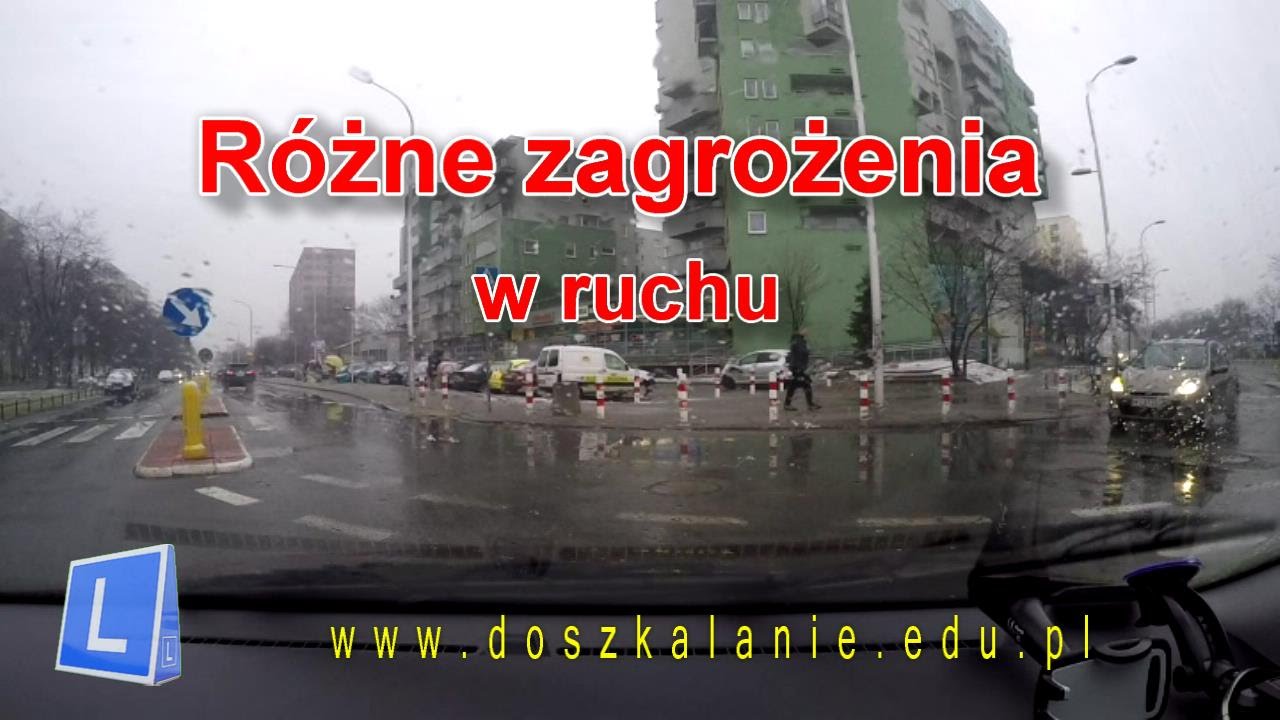 Zagrożenia w ruchu podczas jazd doszkalających   |#Zagrożenie |#Trudnemiejsca |#WarszawaBiałołęka