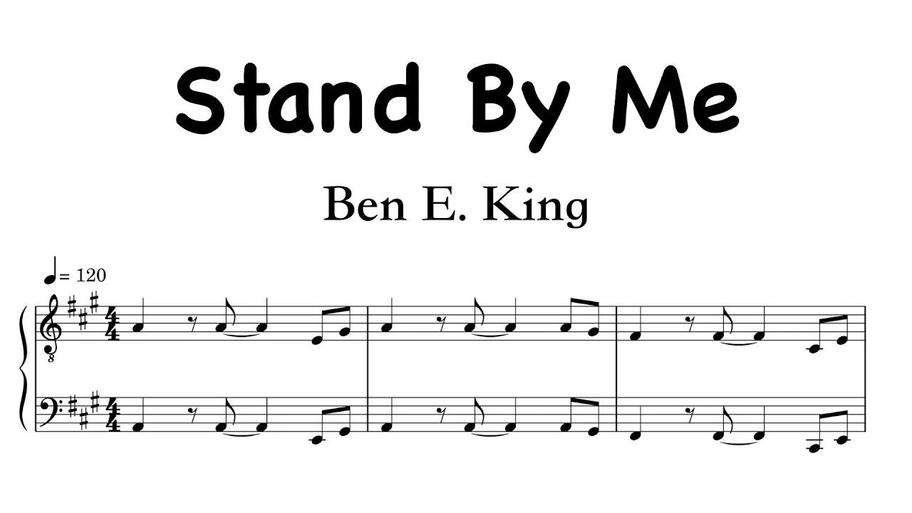 Ben E. King - Stand By Me Sheet Music