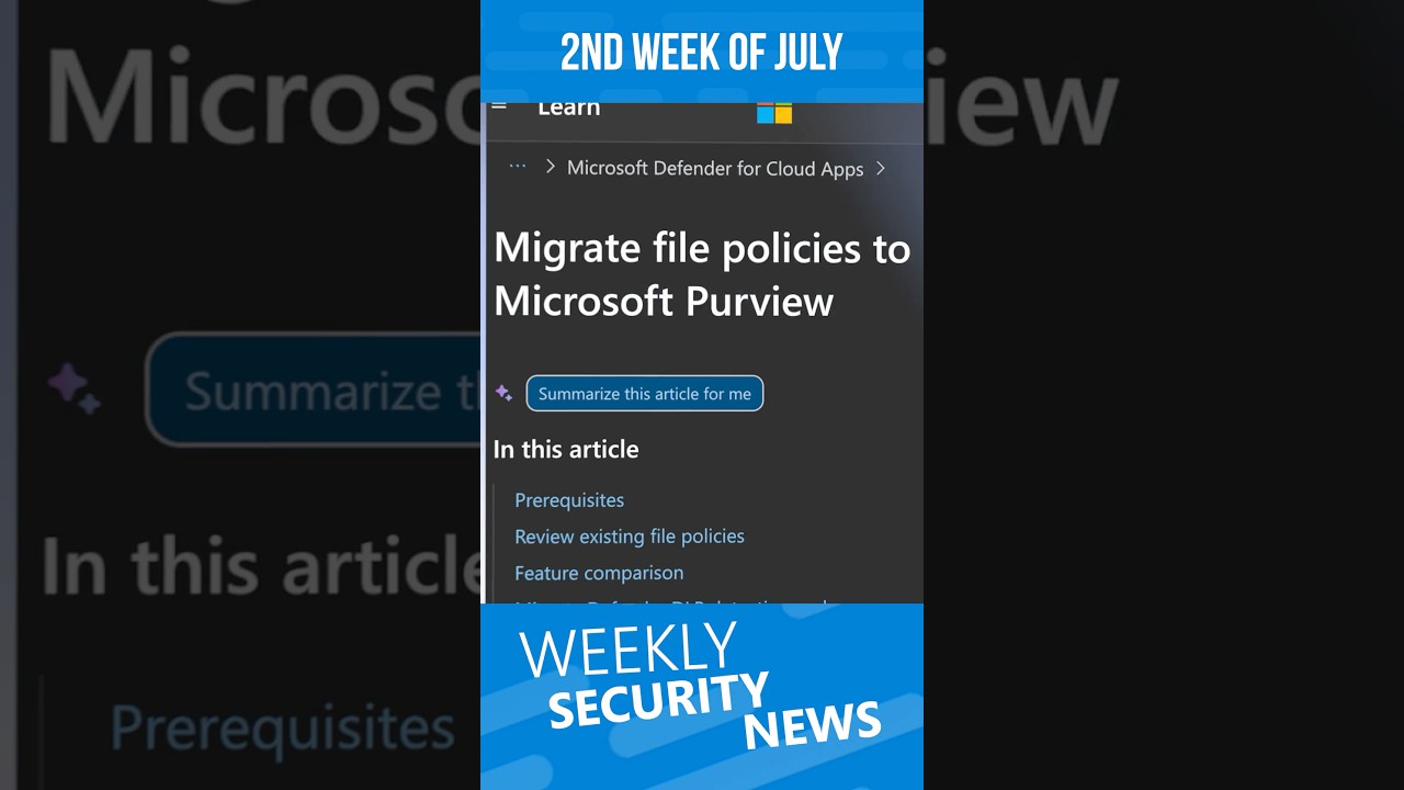 Weekly Security News - Jul9
