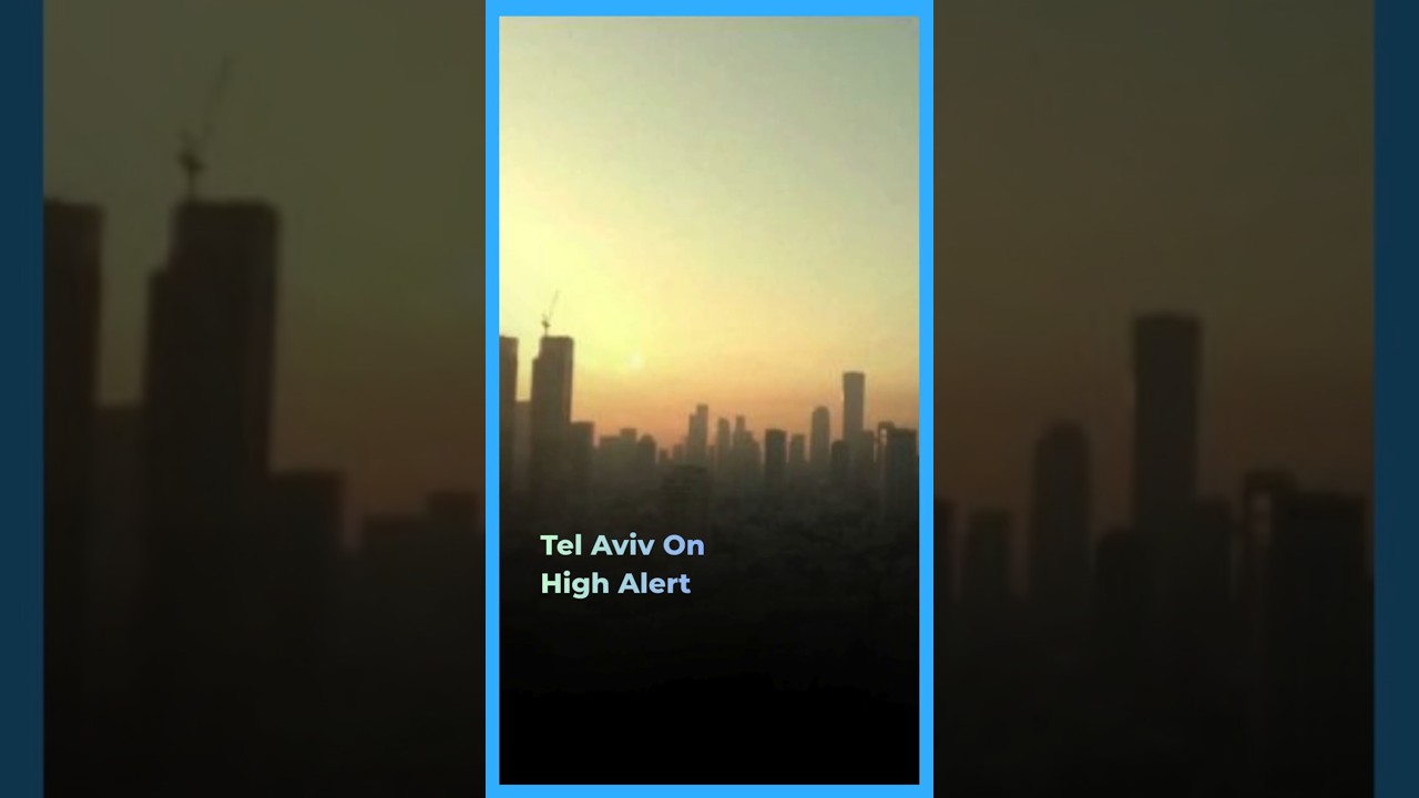 Air Raid Sirens Sound Across Tel Aviv as Iran Launches Fresh Missile Attack