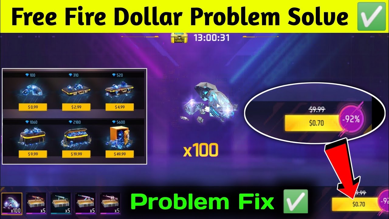 Special Airdrop Dollar Problem | Free Fire Airdrop Dollar Problem | Free Fire Dollar Problem Solve ✅
