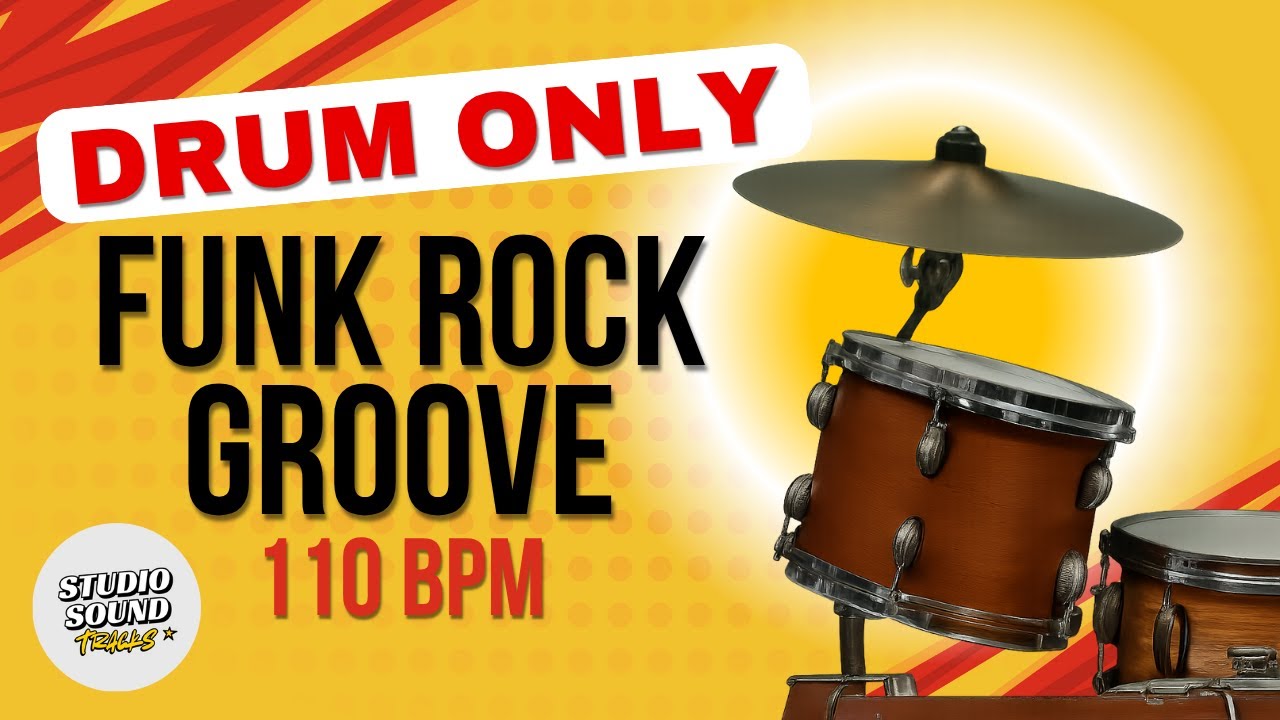Red Hot Chili Peppers Style Funk Rock Groove – 110 BPM | Drum Track