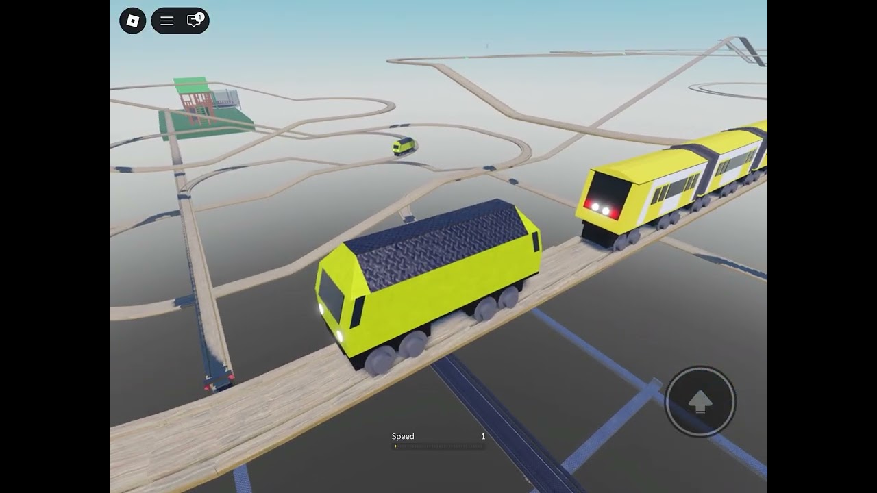 A Guy Wouldn’t Move in Drive a Train to The End in Roblox #5 (Part 2)