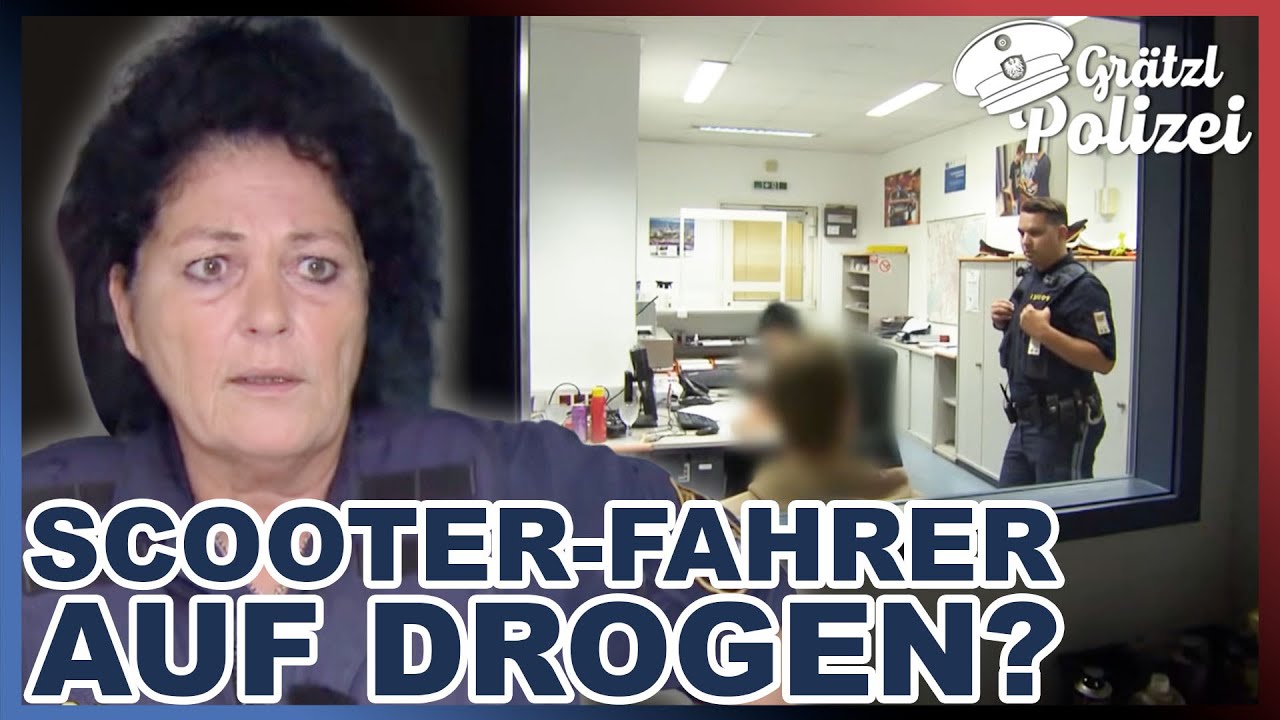 Drogen im Spiel? 🤯 Scooter-Fahrt ohne Licht endet beim Amtsarzt | Grätzlpolizei | ATV