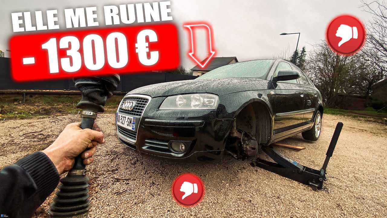 CETTE AUDI A3 AVEC 500000 KM ME RUINE !