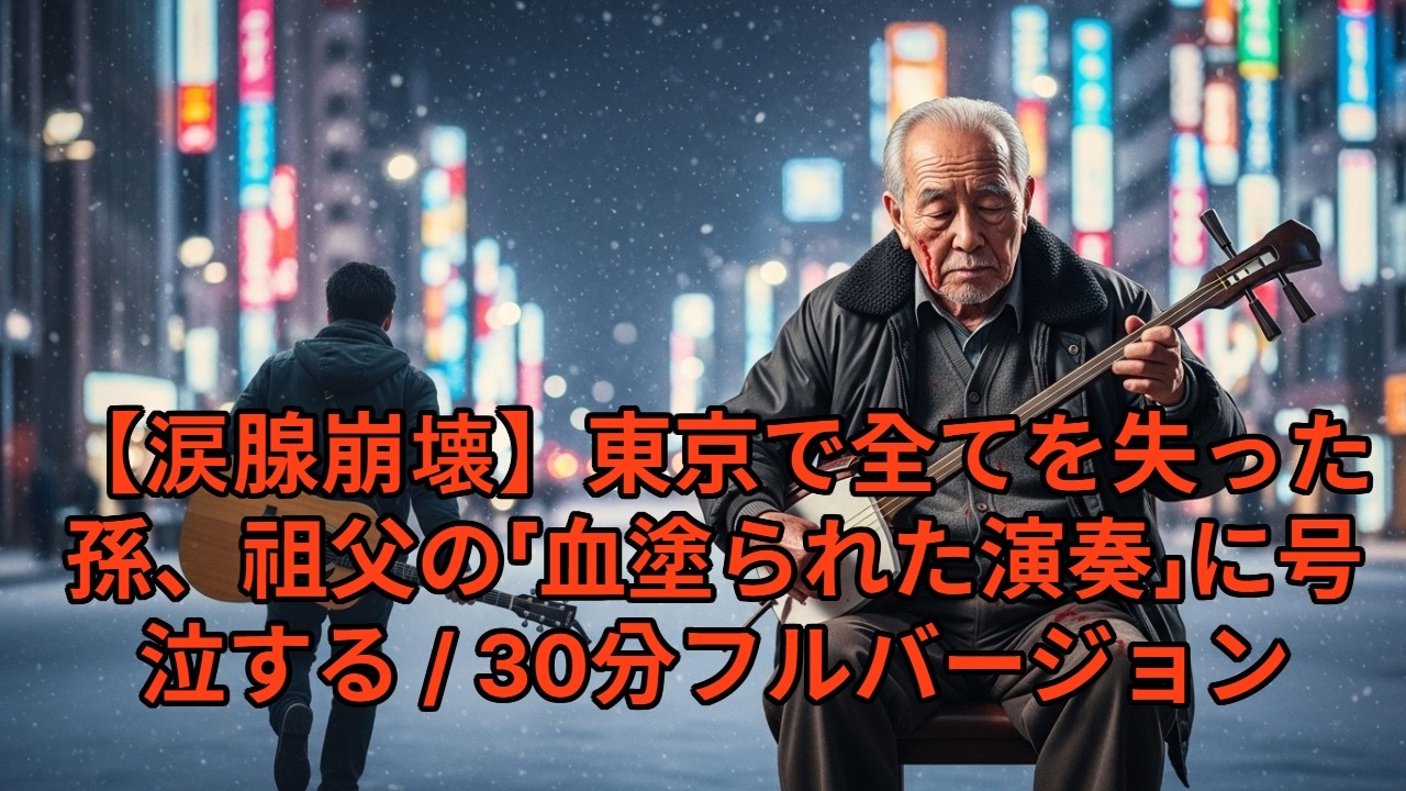 【涙腺崩壊】東京で全てを失った孫、祖父の「血塗られた演奏」に号泣する