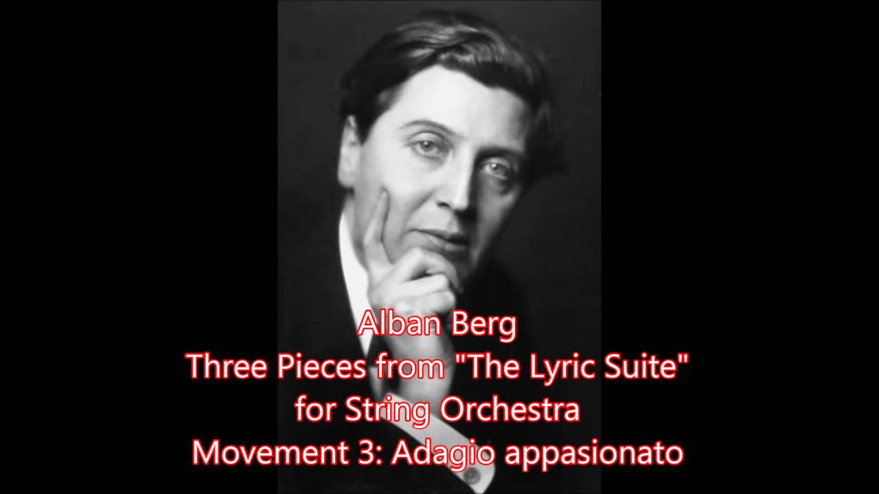 Alban Berg Three Pieces from 