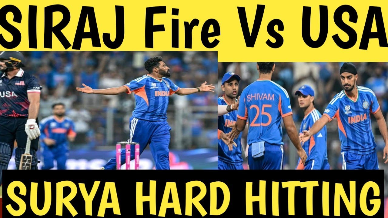 ind vs USA match Live||Surya super hero||India won by 29 runs