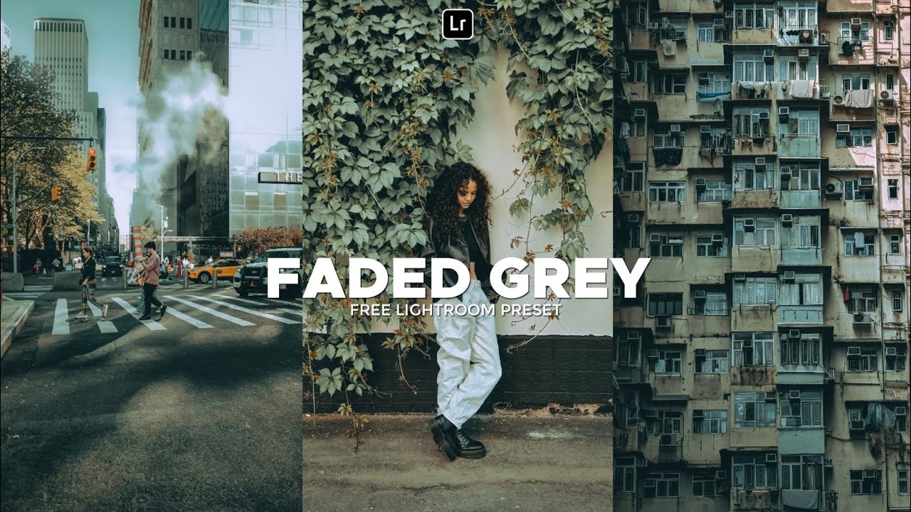 Faded Grey Preset | Lightroom Mobile Preset Free DNG | grey preset | faded tone | lightroom preset