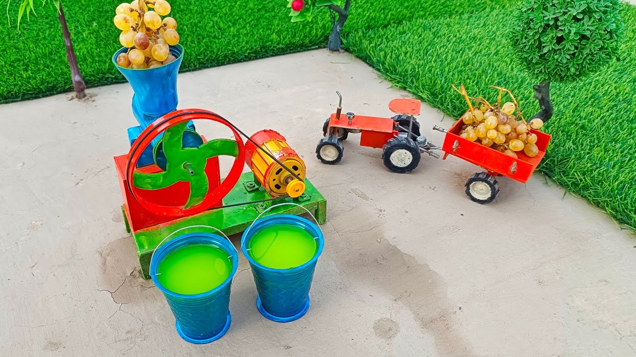 top the most creative science project part #2 | diy tractor | flour mill | @MiniDiyYT