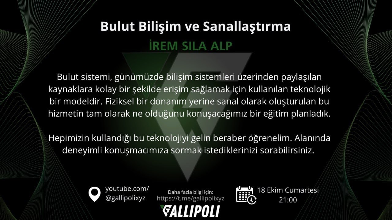 Bulut Bilişim ve Sanallaştırma | İrem Sıla Alp (Virtualization Engineer )