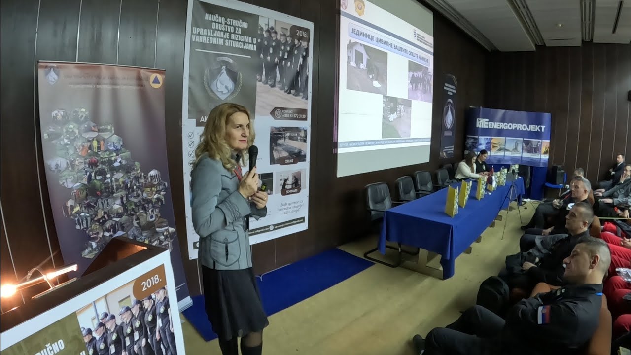 Predavanje Bojane Ikodinović, načelnika Odelјenja za jedinice civilne zaštite, SVS.