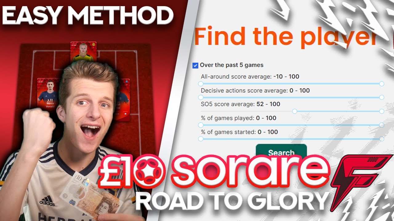 EASY METHOD TO FIND INVESTMENTS - SoRare &pound;10 Road To Glory #35