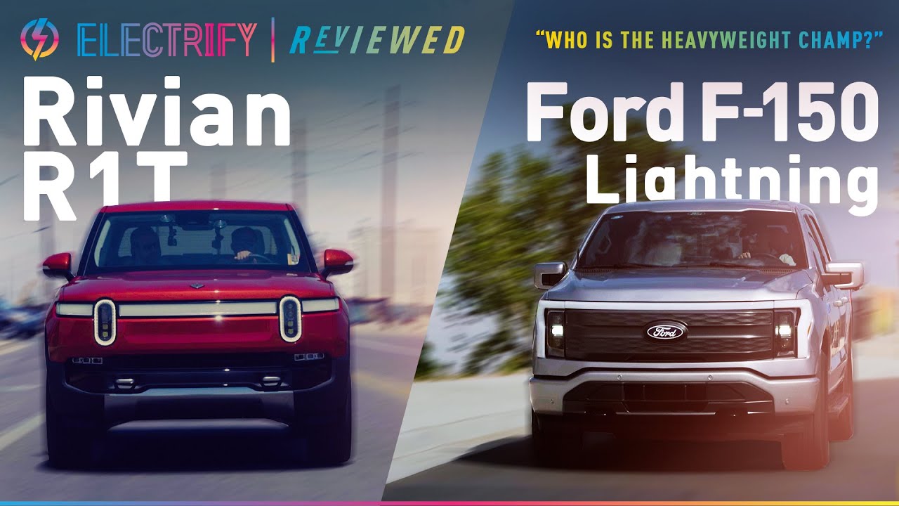 Обзор Rivian R1T и Ford F-150 Lightning: сравнение лучших электрических пикапов