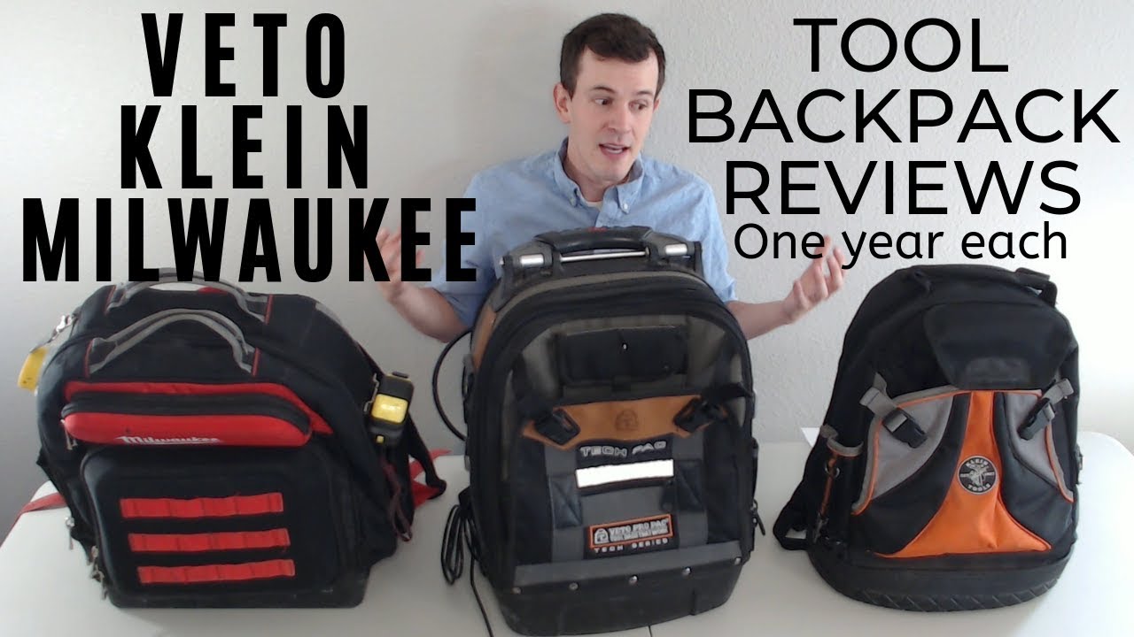Veto Pro Pack vs Klein vs Milwaukee - Service Tool Backpack Review