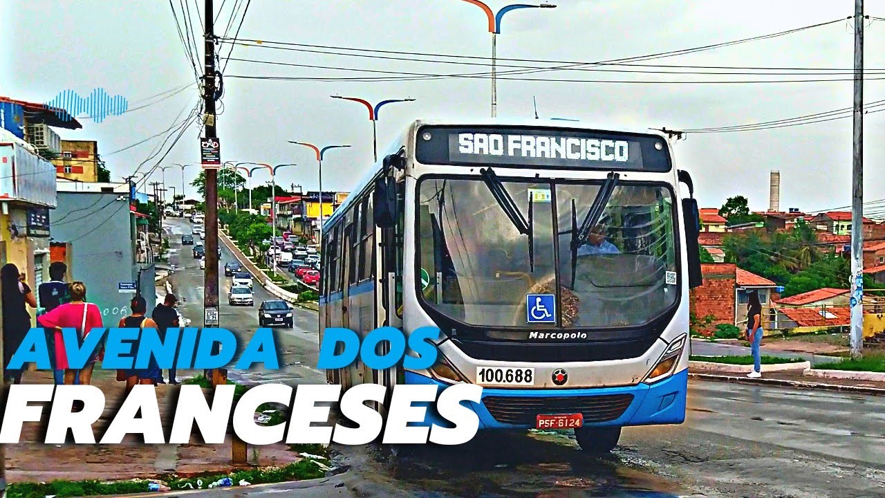 Movimentação De Ônibus Na Avenida Dos Franceses, São Luís Ma