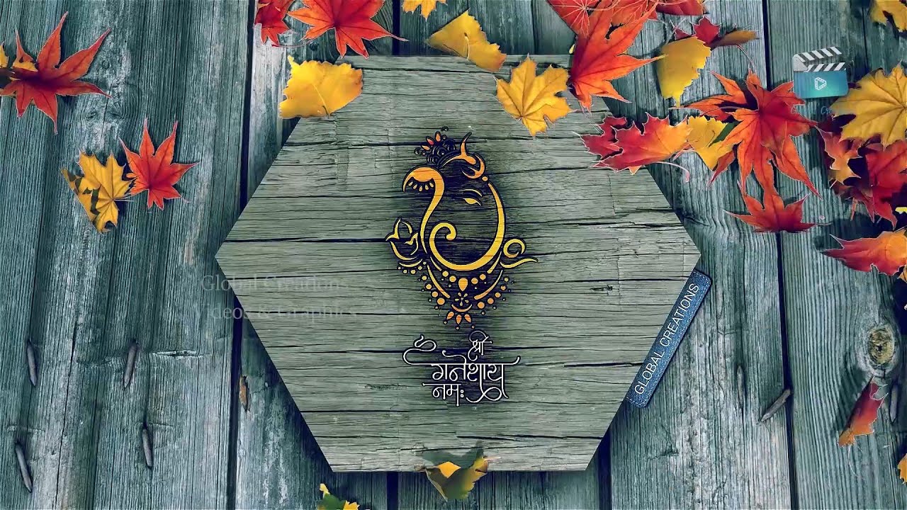 Beautiful floral Wedding Invitation Video | GC023 | e-card | Marriage Invitation Video