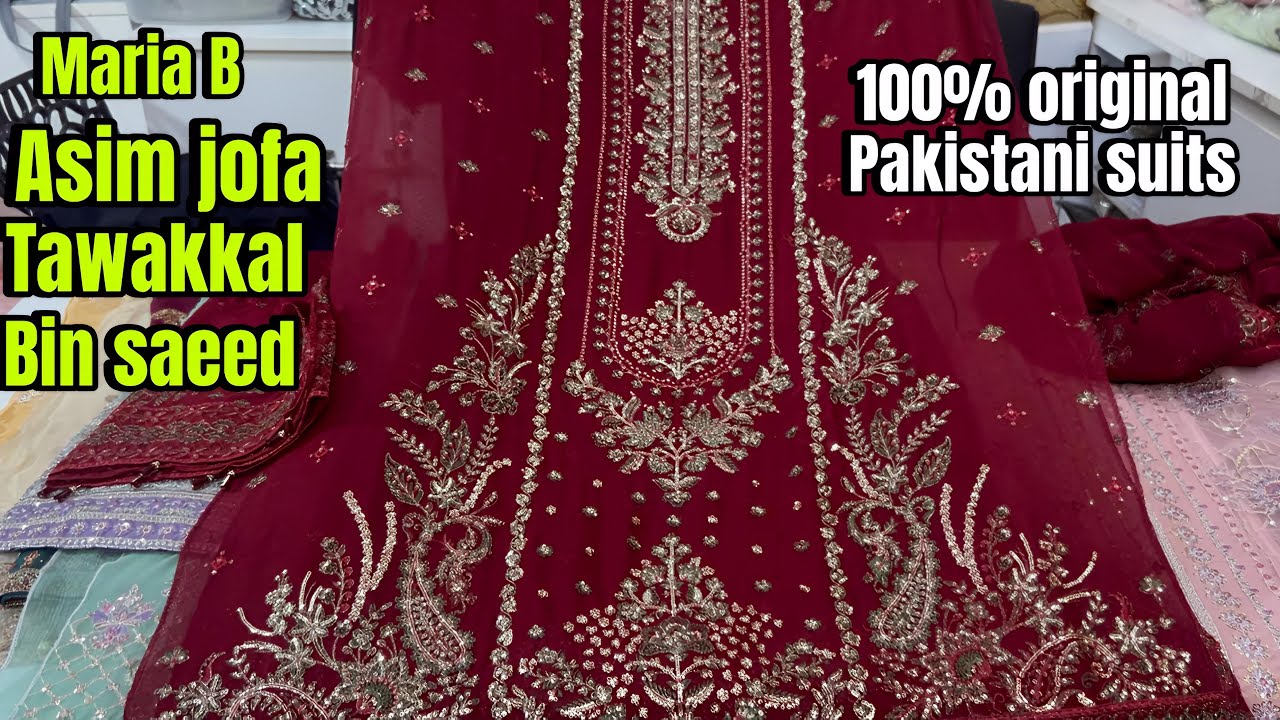 Original Pakistani suit | handwork suit | partywear Pakistani suit | new collection | new collection