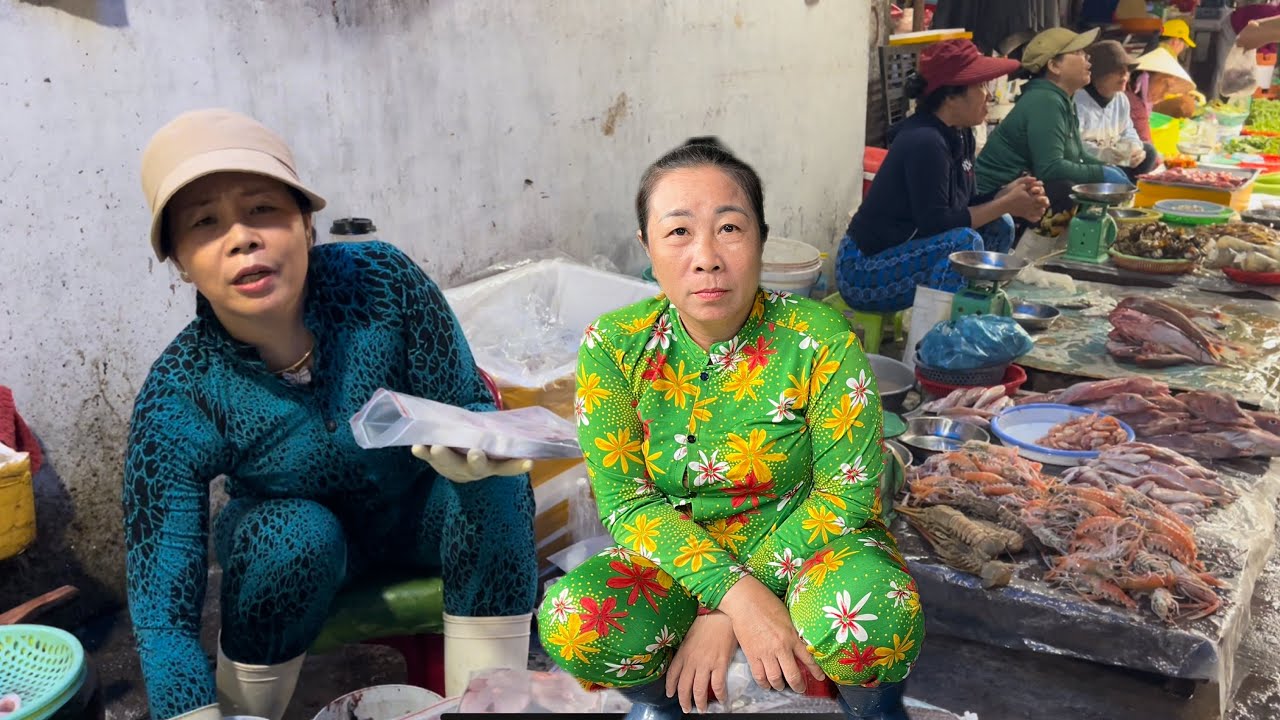 Chợ Hải Sản Nha Trang Ít Khách Ngồi Đứng Hình | Nha Trang Biển xanh