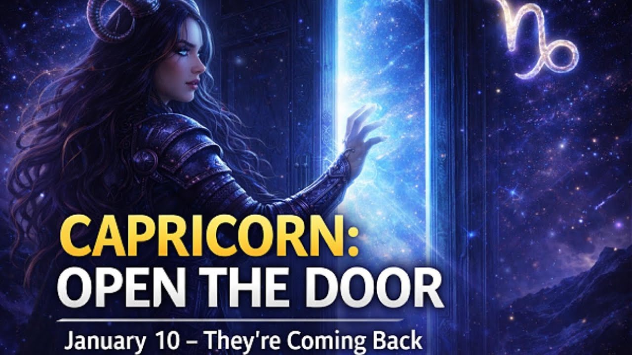 ♑ CAPRICORN – On January 10, Someone Will Knock    Will You Open the Door in Time