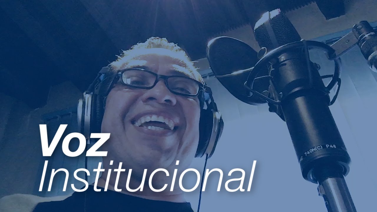 VOZ INSTITUCIONAL | C&oacute;mo Grabar un Comercial | Locuci&oacute;n Comercial | 🎙️LOCUTOR INSTITUCIONAL