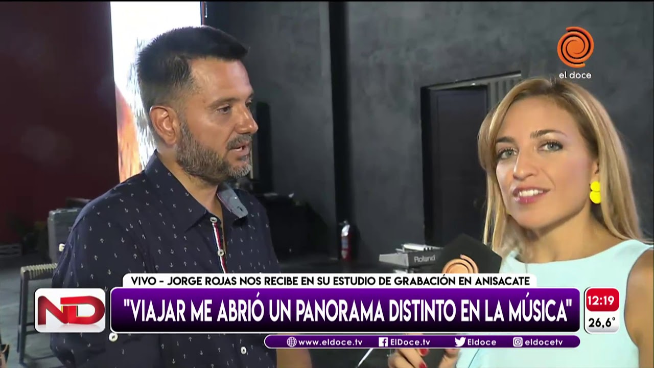 Jorge Rojas presentó su nuevo material 