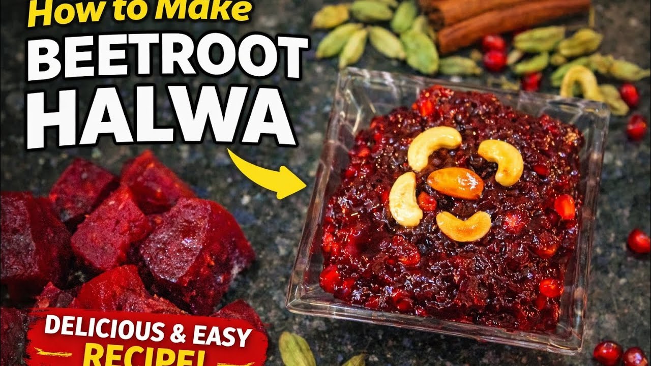 How to Make Beetroot Halwa at Home | Easy & Tasty Recipe
