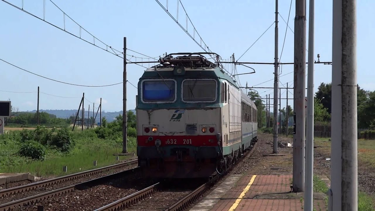 E632 201 incoming to Sartirana