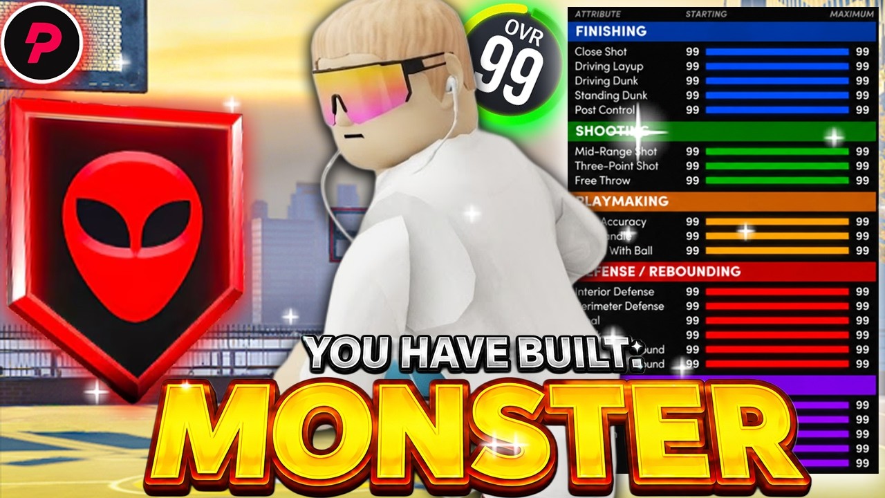 I CREATED The SCARIEST CENTER BUILD in PRACTICAL BASKETBALL! + BEST ANIMATIONS