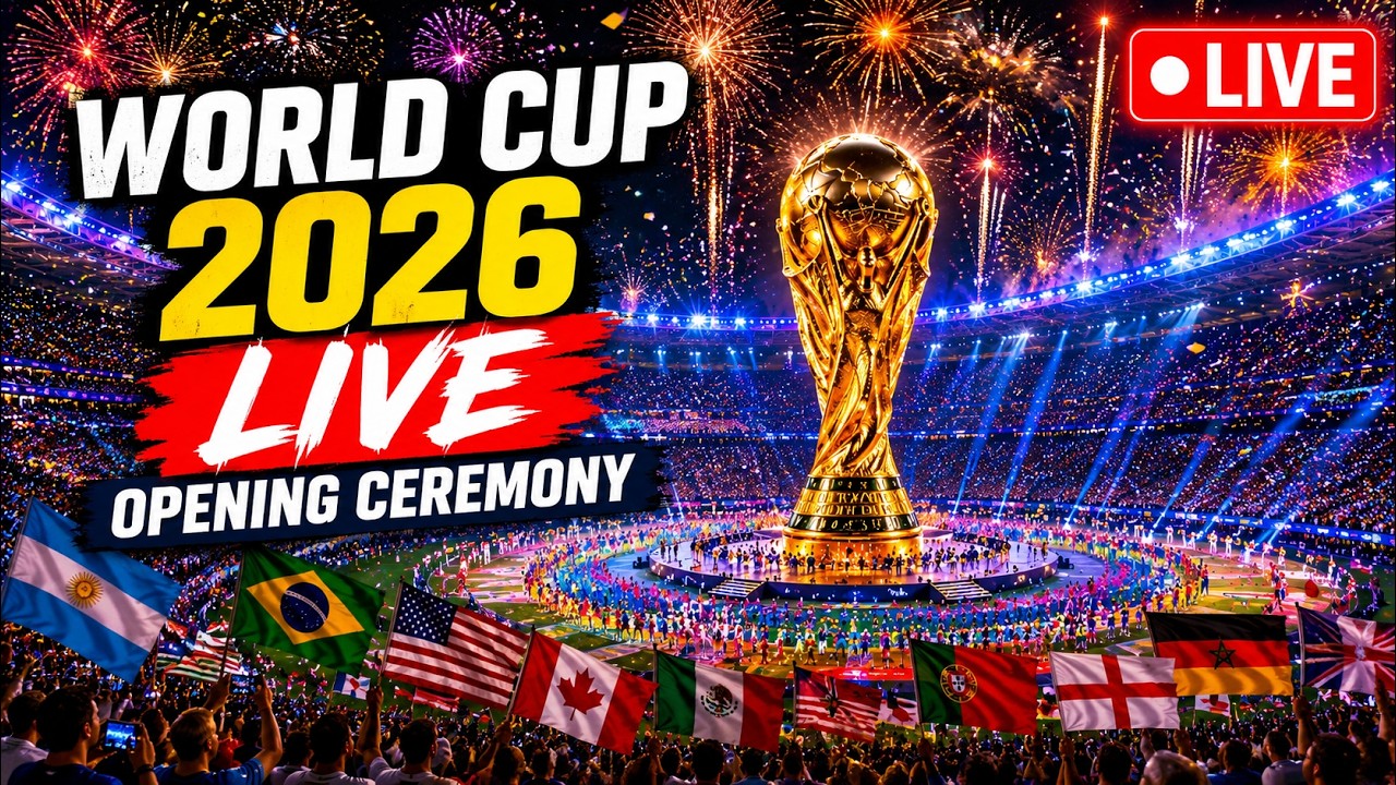 FIFA World Cup 2026 Opening Match Ceremony 🔥 | Epic Stadium Atmosphere & Football Festival