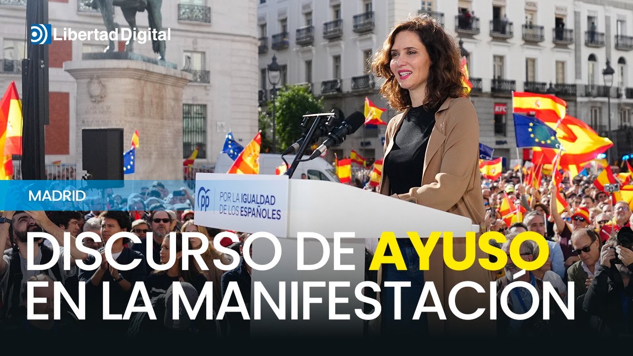 Discurso completo de Isabel Díaz Ayuso en Madrid: 