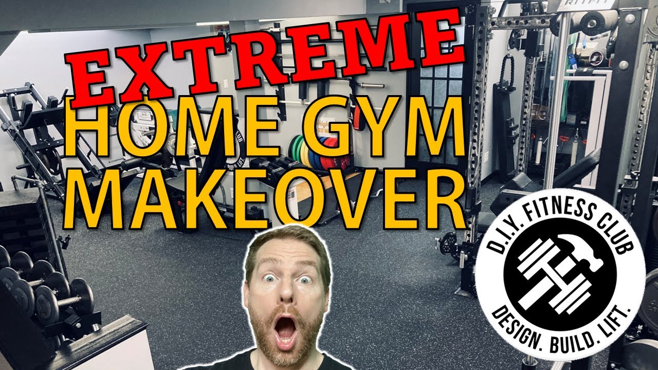 Home Gym Extreme Makeover: Home Gym DIY Remodel & Gym Tour